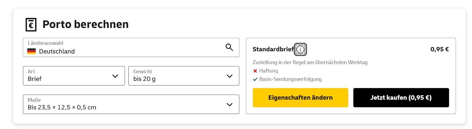 письмо в германию