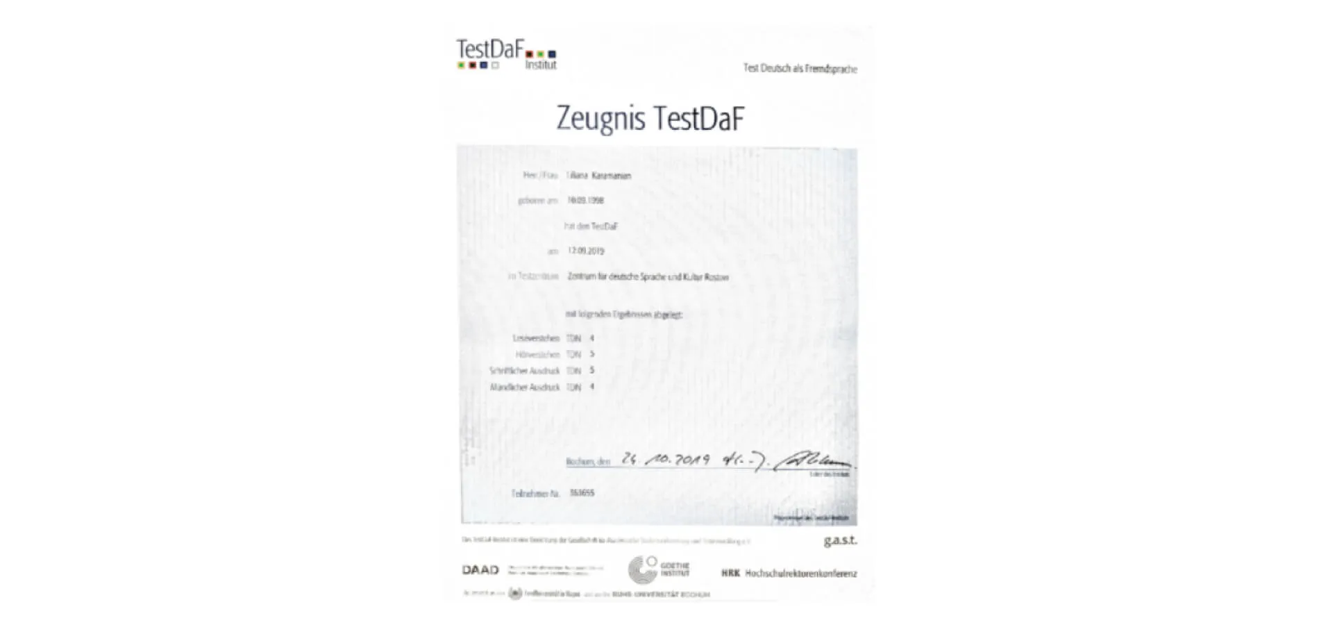 testdaf